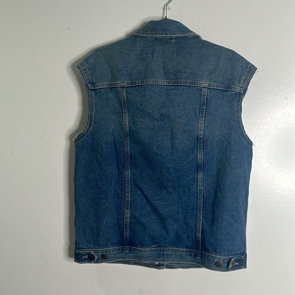 Calvin Klein blue jean vest size small new - Picture 7 of 8
